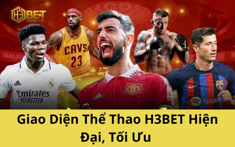 Giao Diện Thể Thao H3BET Hiện Đại, Tối Ưu